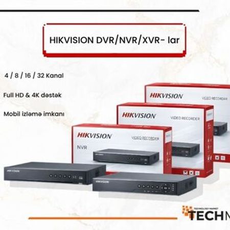 HİKVİSİON Digital Video Recorder(DVR) / NVR – Bakı – ucuztap.az