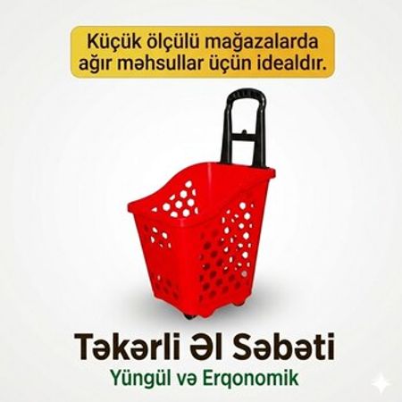 Təkərli əl səbəti – Biznes üçün avadanlıq – ucuztap.az