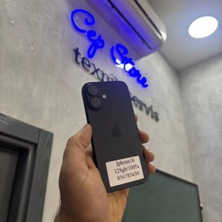 Apple iPhone 16 Black 128GB/8GB – Bakı – ucuztap.az