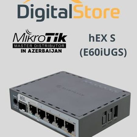 Router MikroTik hEX S E60iUGS – Şəbəkə avadanlıqları – ucuztap.az