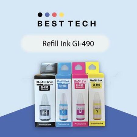 Canon GI-490 printer üçün mürəkkəb Refill Ink GI-490 (CMYK) – Bakı – ucuztap.az
