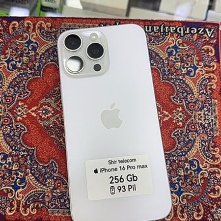 Apple iPhone 16 Pro Max White Titanium 256GB/8GB – Bakı – ucuztap.az