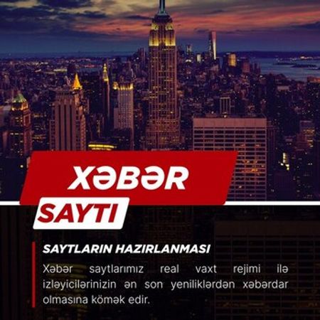 Xəbər saytlarının hazırlanması – Bakı – ucuztap.az
