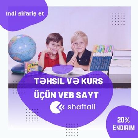 Təhsil və kurs üçün veb sayt – Bakı – ucuztap.az