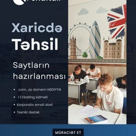 Xaricdə təhsil saytlarının hazırlanması – Bakı – ucuztap.az