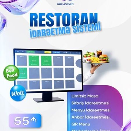 Restoran idarəetməsində tam nəzarət – OneLine Soft – Bakı – ucuztap.az