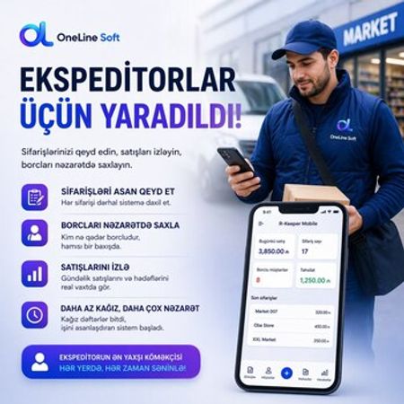 Ekspeditorlar üçün idarəetmə sistemi – Bakı – ucuztap.az