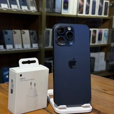 Apple iPhone 15 Pro Max Blue Titanium 256GB/8GB – Bakı – ucuztap.az