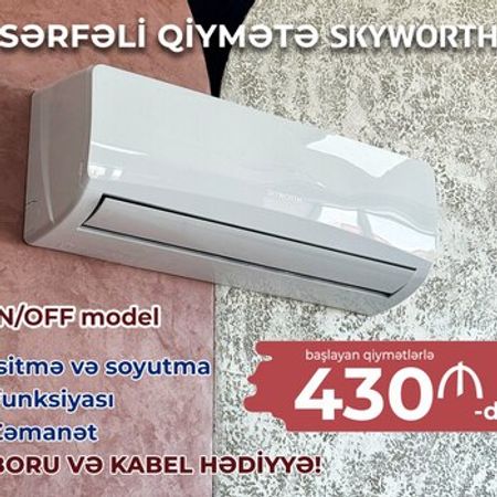 Kondisioner Skyworth 9000 BTU – Bakı – ucuztap.az
