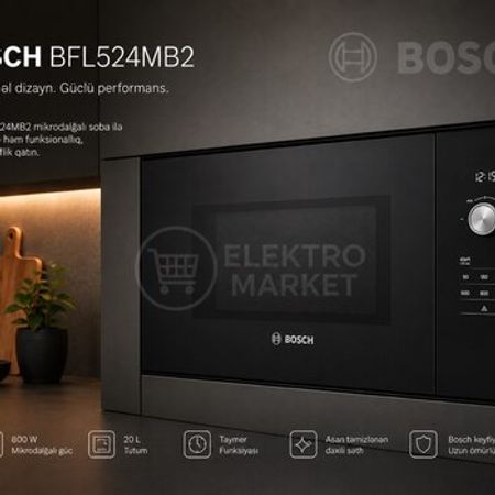 Mikrodalğalı soba Bosch BFL524MB2 – Bakı – ucuztap.az
