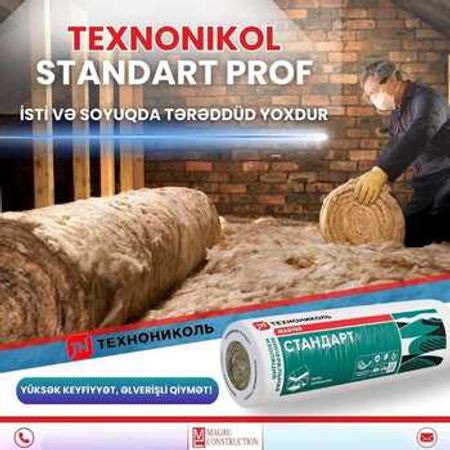 Izolyasiya mineral yun Texnonikol – Bakı – ucuztap.az