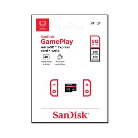SanDisk 512GB MicroSD Express Gameplay – Kompüter aksesuarları – ucuztap.az