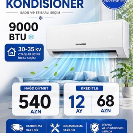 Kondisioner Shivaki 9000 btu – Kondisionerlər – ucuztap.az