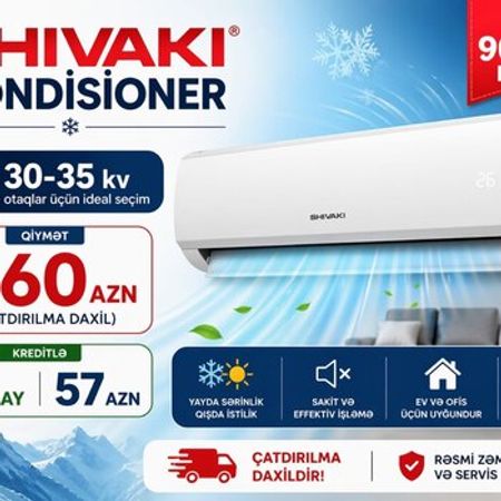 Kondisioner Shivaki 9000 BTU – Kondisionerlər – ucuztap.az