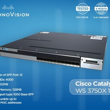 Cisco Catalyst WS 3750X 12S S – Bakı – ucuztap.az