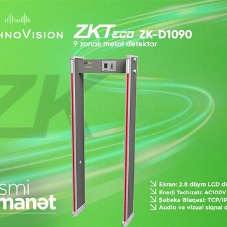 ZKTeco ZK-D1090 Throught Metal Detector 9 zone (gate) – Bakı – ucuztap.az