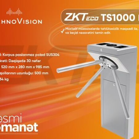 ZKTeco TS1000 Plus Turnistile – Bakı – ucuztap.az