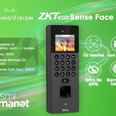 ZKTeco SenseFace 2A üz tanıma cihazı – Bakı – ucuztap.az