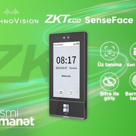 ZKTeco SenseFace 7A üz tanıma cihazı – Təhlükəsizlik avadanlığı – ucuztap.az