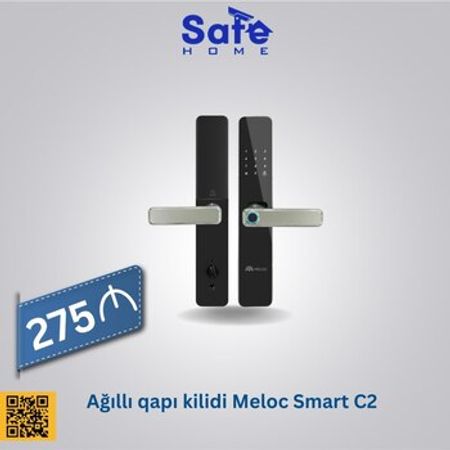 Ağıllı qapı kilidi Meloc Smart C2 – Bakı – ucuztap.az
