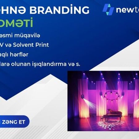 Səhnə Branding xidməti – Bakı – ucuztap.az