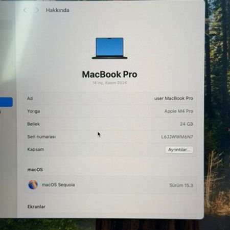 Apple Macbook Pro M4 Pro 24/512 GB 14-inch – Bakı – ucuztap.az