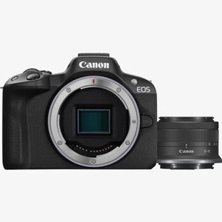 Fotoaparat Canon EOS R50 + RF-S 18-45 F4.5-6.3 IS STM – Bakı – ucuztap.az