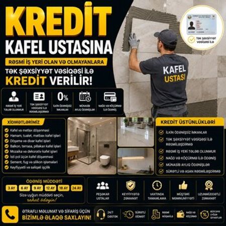 Kafel ustası – Kafel, metlax, keramoqranit – ucuztap.az