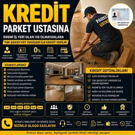 Parket ustası – Döşəmə örtükləri – ucuztap.az
