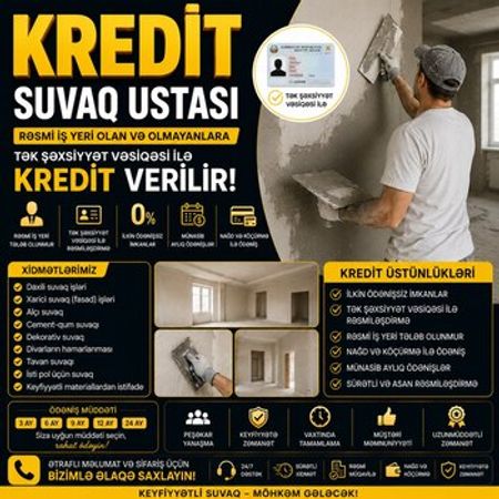 Alçıpan ustası – Digər – ucuztap.az