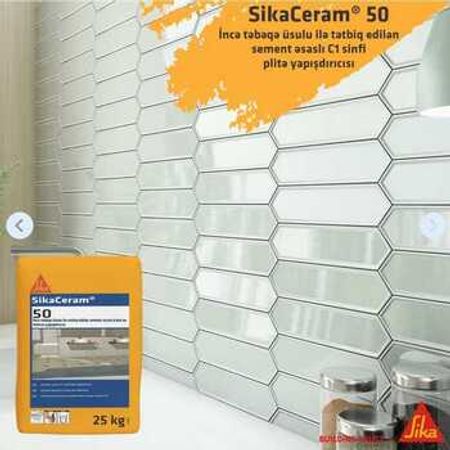 Sika 50 kafel metlax yapışdırıcısı – Kafel, metlax, keramoqranit – ucuztap.az
