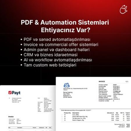 PDF & Automation sistemləri – Bakı – ucuztap.az
