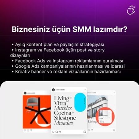SMM xidmətləri – Reklam və dizayn – ucuztap.az