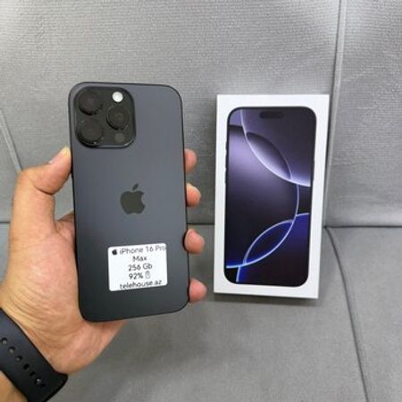 Apple iPhone 16 Pro Max Black Titanium 256GB/8GB – Bakı – ucuztap.az