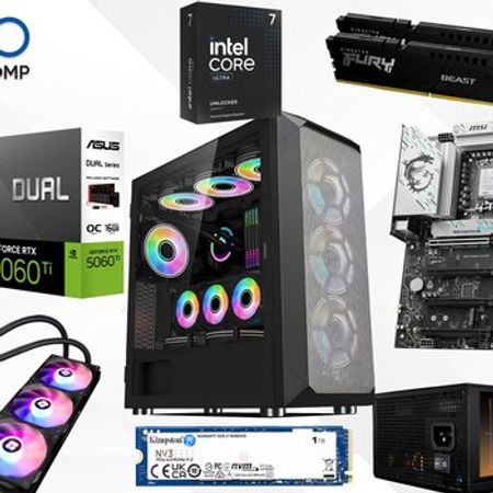 Evo ShadowSovereign RTX 5060Ti 16GB | Ultra 7 265KF | 32GB | 1TB - Gaming PC – Masaüstü kompüterlər – ucuztap.az