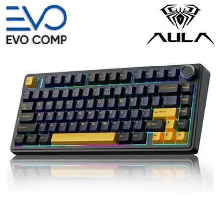 Klaviatura AULA F75 Thunder Black Mechanical Keyboard – Kompüter aksesuarları – ucuztap.az