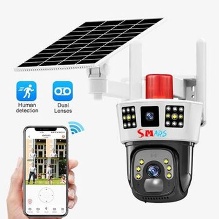 4G solar PTZ360° 2 kamera 12MP/4K+64GB – Bakı – ucuztap.az