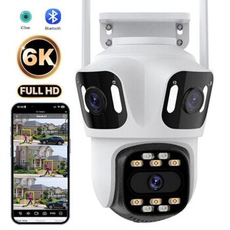 WiFi PTZ360° çöl 3 kamera 8MP/4K+64GB – Bakı – ucuztap.az