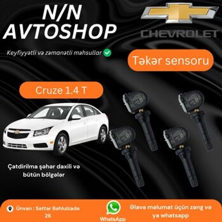 Chevrolet Cruze 2010-2015 təkər sensoru – Ehtiyat hissələri – ucuztap.az