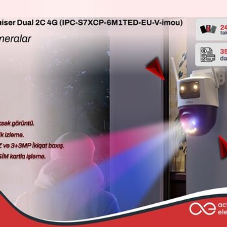 Imou Cruiser Dual 2C 4G (IPC-S7XCP-6M1TED-EU-V-imou) – Bakı – ucuztap.az