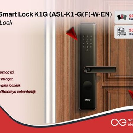 Imou Smart Lock K1G (ASL-K1-G(F)-W-EN) – Bakı – ucuztap.az