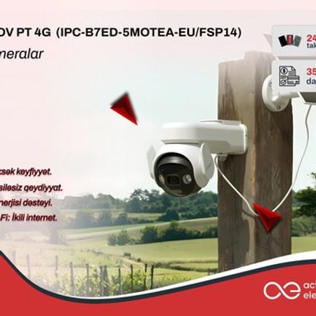 Videomüşahidə kamerası Imou AOV PT 4G (IPC-B7ED-5M0TEA-EU/FSP14) – Bakı – ucuztap.az
