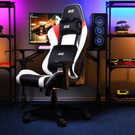 Oyun kreslosu 2E Gaming Bushido White Black – Bakı – ucuztap.az