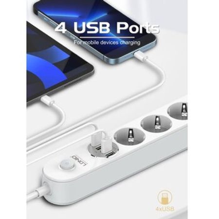 Cərəyan uzadıcı Ldnio 4 AC Ports 2500W SE4432 – Bakı – ucuztap.az