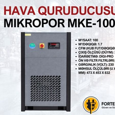 Hava quruducusu MIKROPOR MKE-100 – Biznes üçün avadanlıq – ucuztap.az