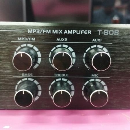 ZOODOO T-80B MP3/FM Mixing Amplifier peşəkar səsgücləndirici – Musiqi alətləri – ucuztap.az