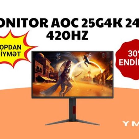Monitor AOC 25G4K 24.5 420HZ – Bakı – ucuztap.az