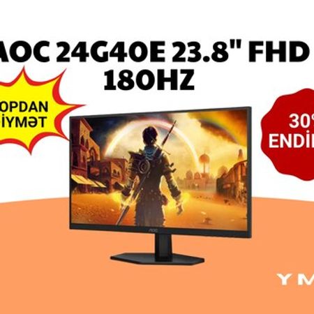 AOC 24G40E – 23.8 180Hz Gaming Monitor – Bakı – ucuztap.az