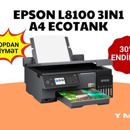 Epson L8100 3IN1 A4 ECOTANK – Bakı – ucuztap.az