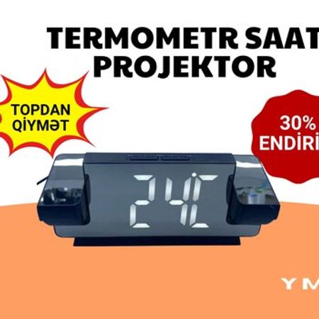 Termometr saat proyektor – Bakı – ucuztap.az